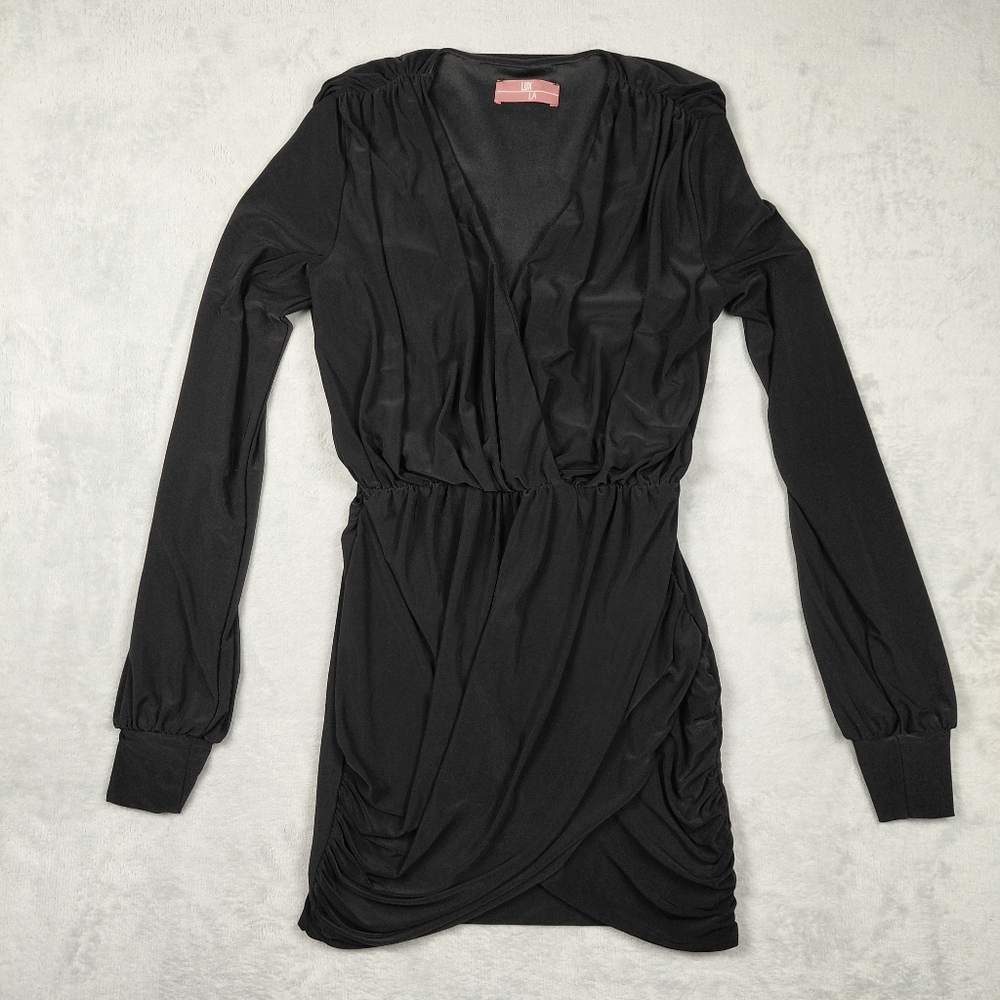 Lux LA Dress, Small, Black, Style D0995